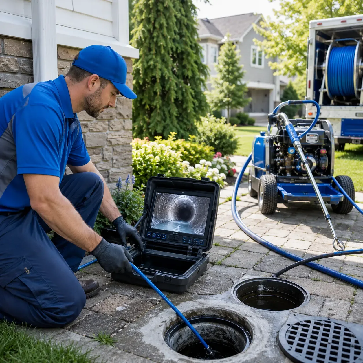 Outdoor drain cleaning professionals serving Adamstown, MD