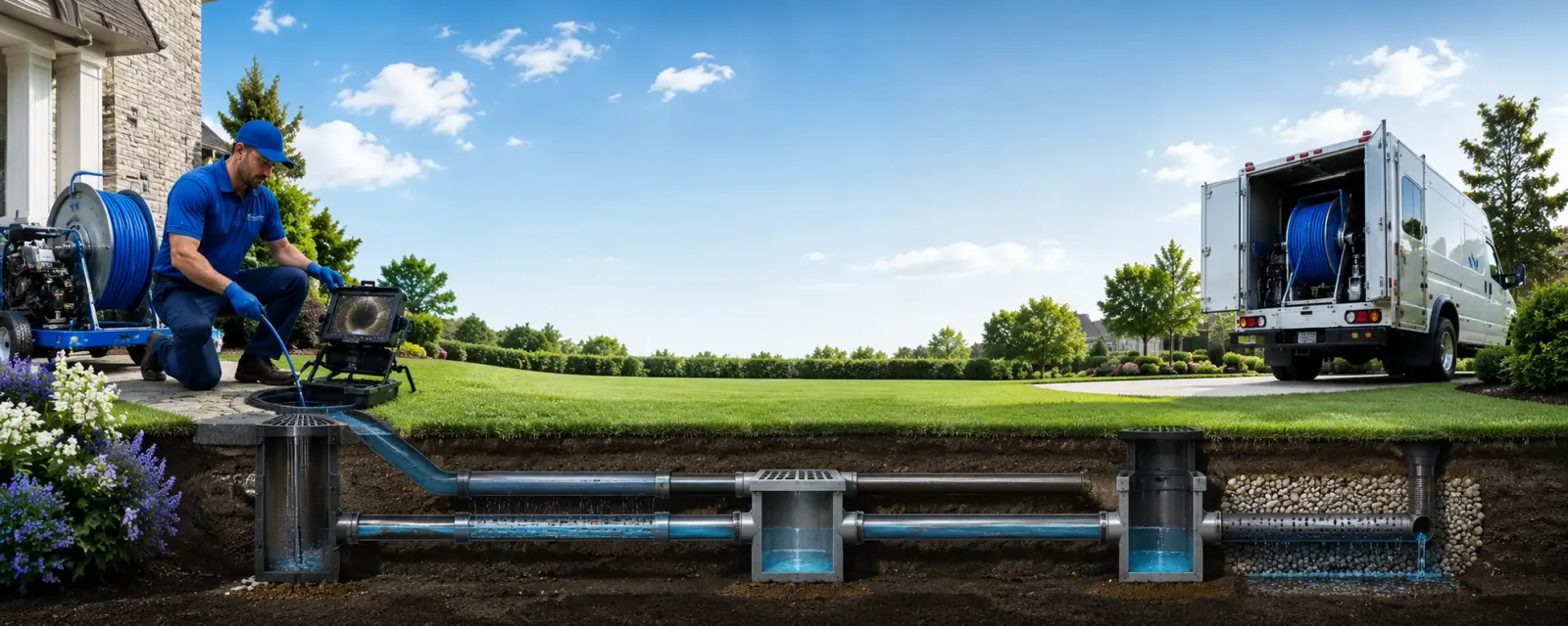 Outdoor drain cleaning information for Adamstown, MD